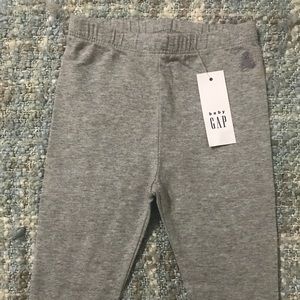 Lace Trim Leggings (Grey)